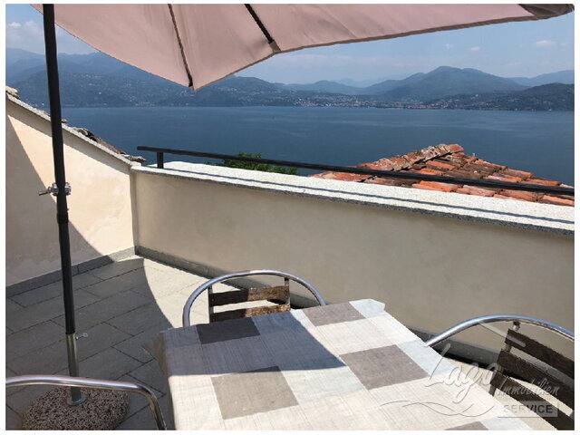 Oggebbio Wohnung im zentrum mit Terrasse mit Panoramablick auf den See